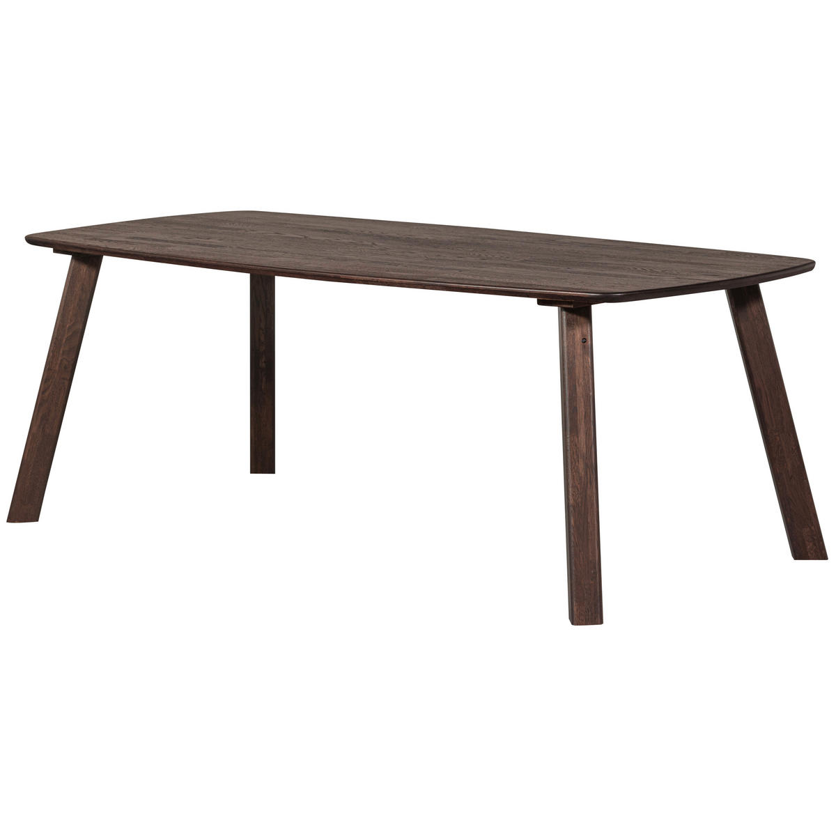 ESSTISCH Eiche oval Dunkelbraun  - Dunkelbraun, Design, Holz (220/100/74cm) - Livetastic