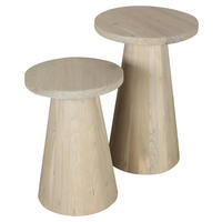 BEISTELLTISCHSET in Holz  - Weiß, Design, Holz (30/40/40/60/50cm) - MID.YOU