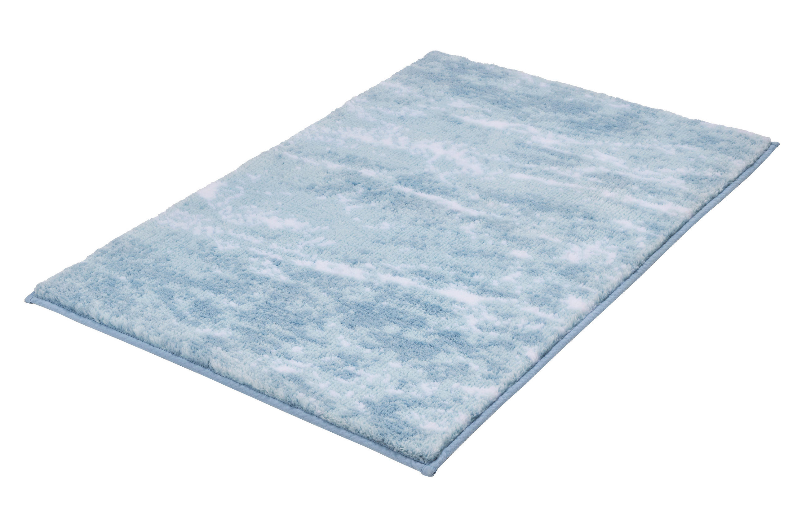 BADTEPPICH Hellblau 70/120 cm  - Hellblau, Basics, Kunststoff/Textil (70/120cm) - Kleine Wolke