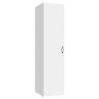VEČNAMENSKA OMARA, bela - bela/barve aluminija, Konvencionalno, umetna masa/leseni material (40/185/54cm) - Xora