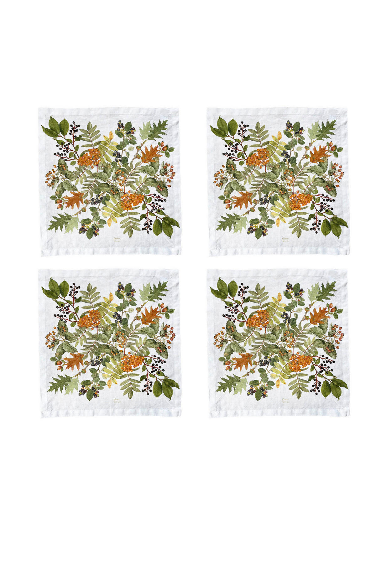 STOFFSERVIETTE 4ER SET  45/45 cm  4 Stück  - Dunkelorange, Basics, Textil (45/45cm)