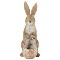 DEKOHASE   - Schwarz/Braun, LIFESTYLE, Kunststoff (29,5/50,5/19cm)