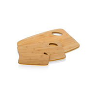 SCHNEIDEBRETT-SET 3-teilig    20/15/1,5 cm  - Hellbraun, KONVENTIONELL, Holz (20/15/1,5cm) - Kela