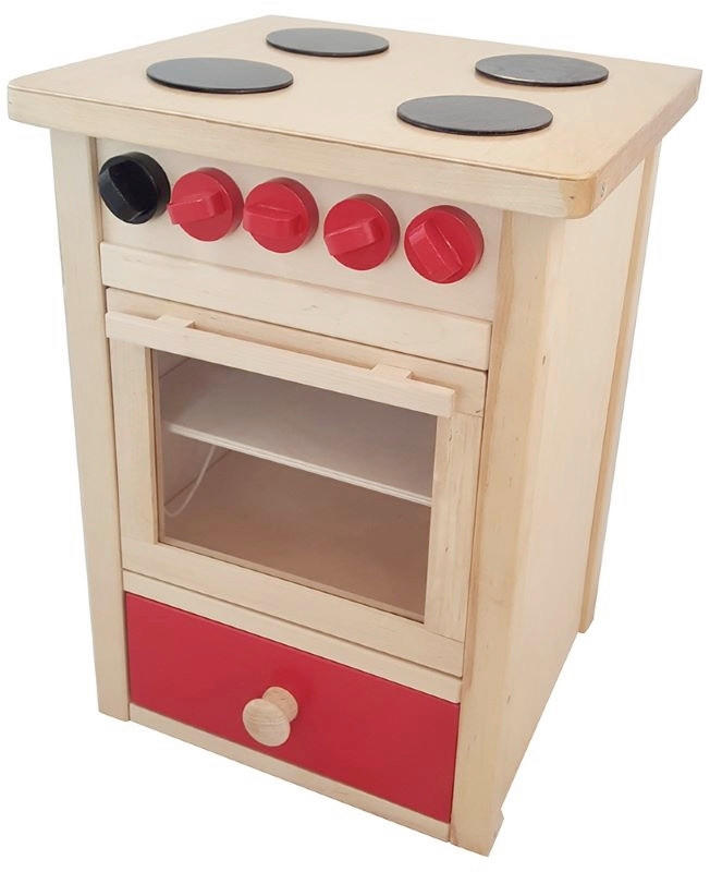 OTROŠKI KUHINJSKI DODATKI - krem barve, Basics, les (31/45,5/34cm)