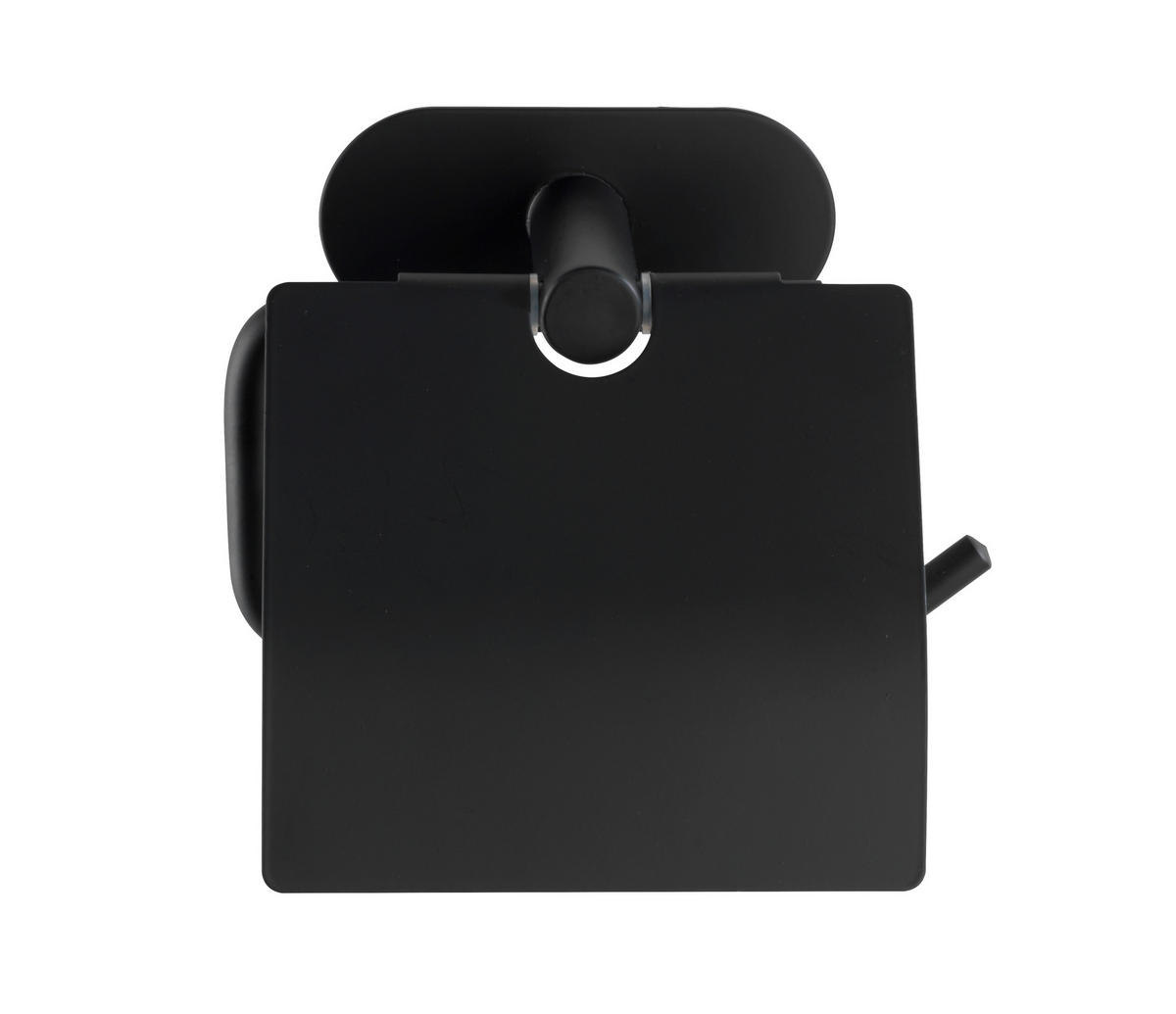 TOALETTPAPPERSHÅLLARE  i metall  - svart, Design, metall (8,8/21,2/17,8cm)