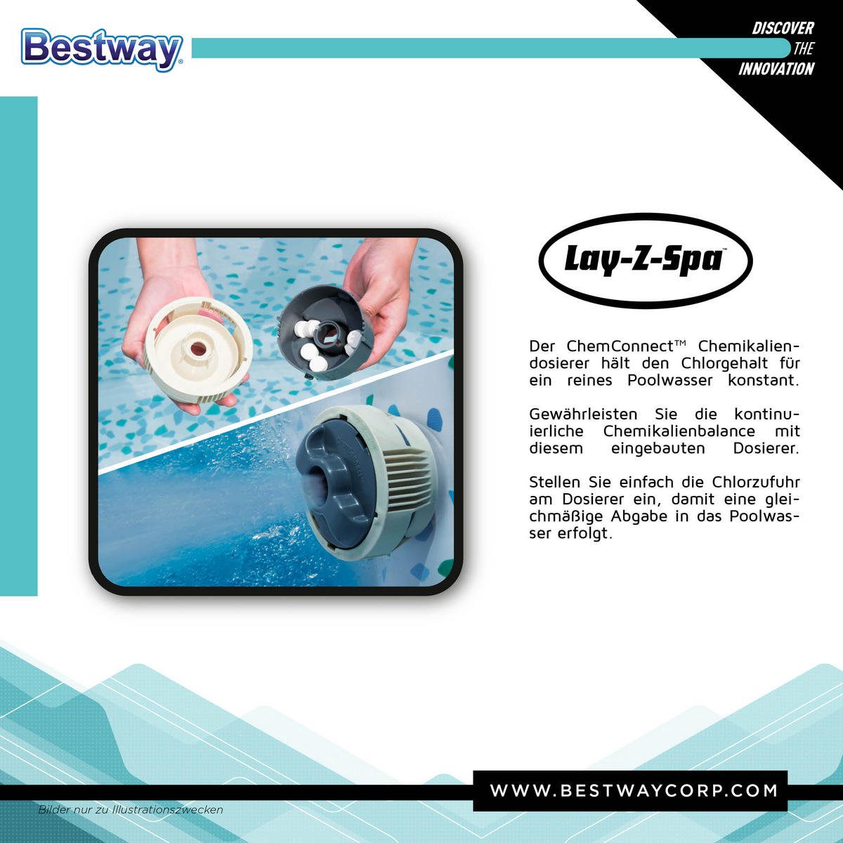 VÍŘIVKA 216/71 cm - bílá/hnědá, Trend, kov/plast (216/71cm) - Bestway