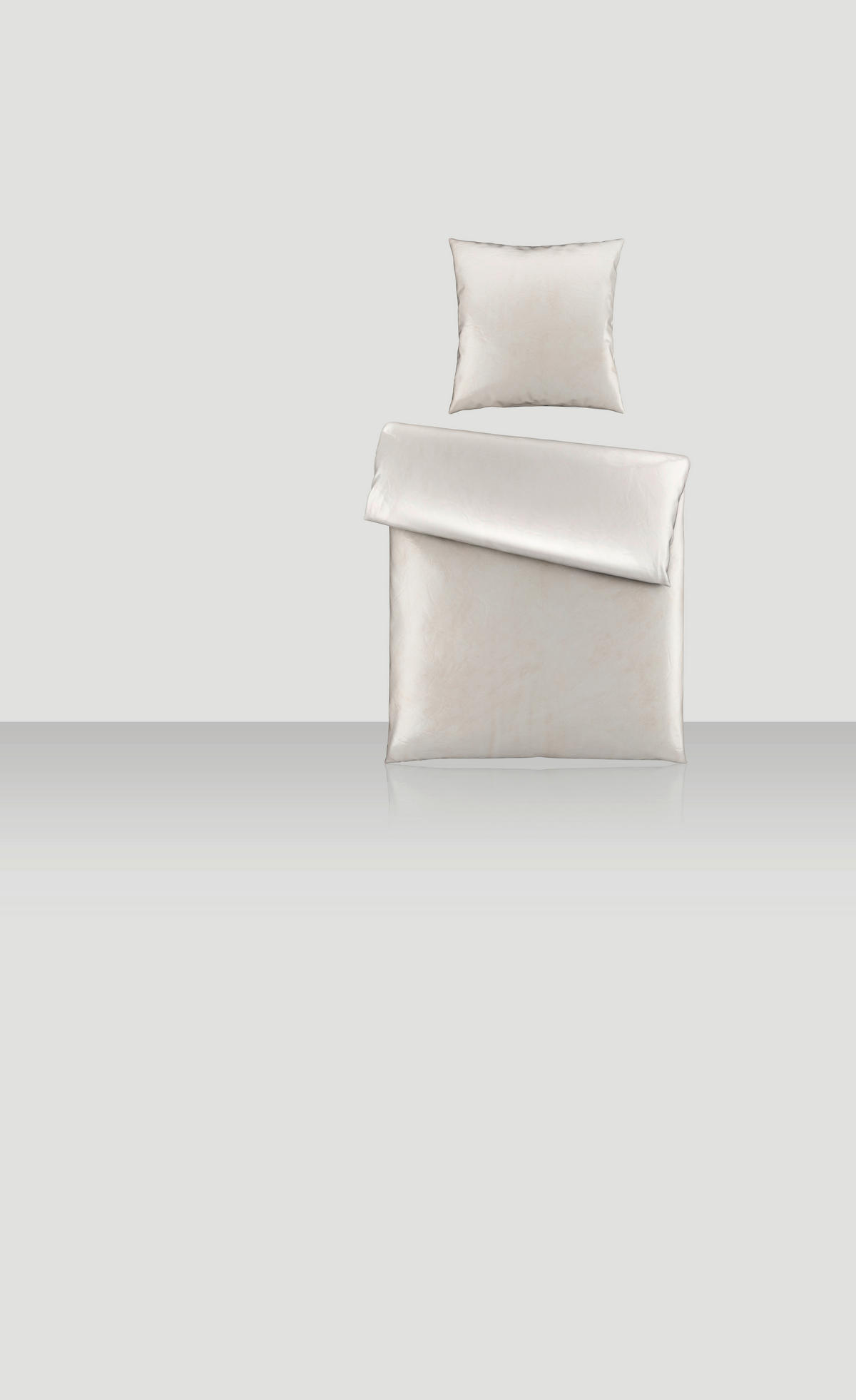 BETTWÄSCHE 135/200 cm  - Grau, KONVENTIONELL, Kunststoff (135/200cm) - Novel