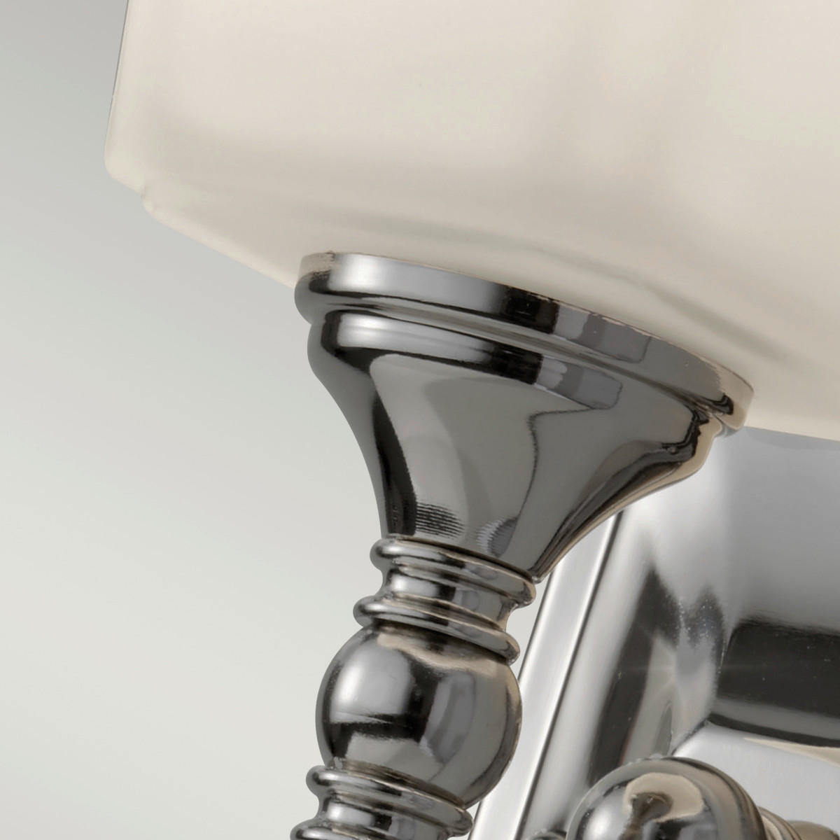 BADEZIMMER-WANDLEUCHTE - Chromfarben, Romantik / Landhaus, Glas/Metall (11.7/25.7/15.2cm) - Elstead Lighting