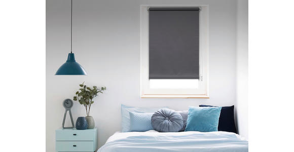 ROLLO 75/160 cm - Grau, Design, Textil (75/160cm) - Boxxx