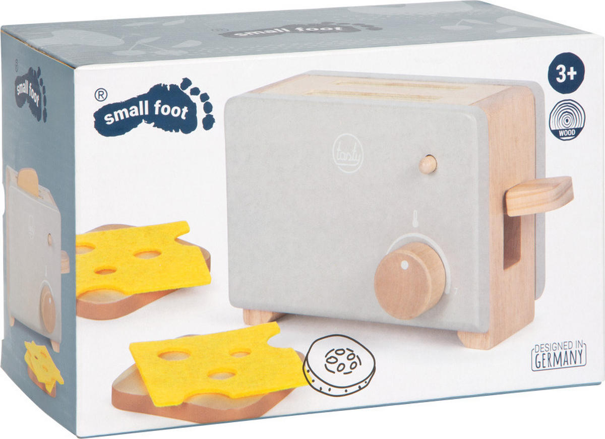 KINDERKÜCHENZUBEHÖR Tasty  - Hellgrau, Basics, Holz (20/12/7.5cm) - small foot