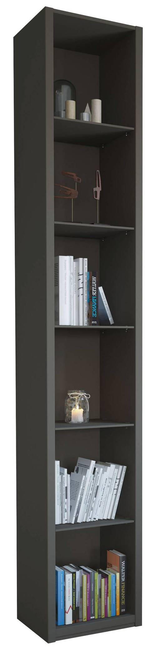 ETAJERĂ  40/236/36 cm gri-maro  - gri-maro, Design, material pe bază de lemn (40/236/36cm) - Dieter Knoll