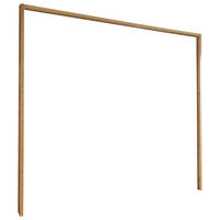 PASSEPARTOUTRAHMEN 256/220/12 cm   - Eiche Bianco, MODERN, Holzwerkstoff (256/220/12cm) - Novel