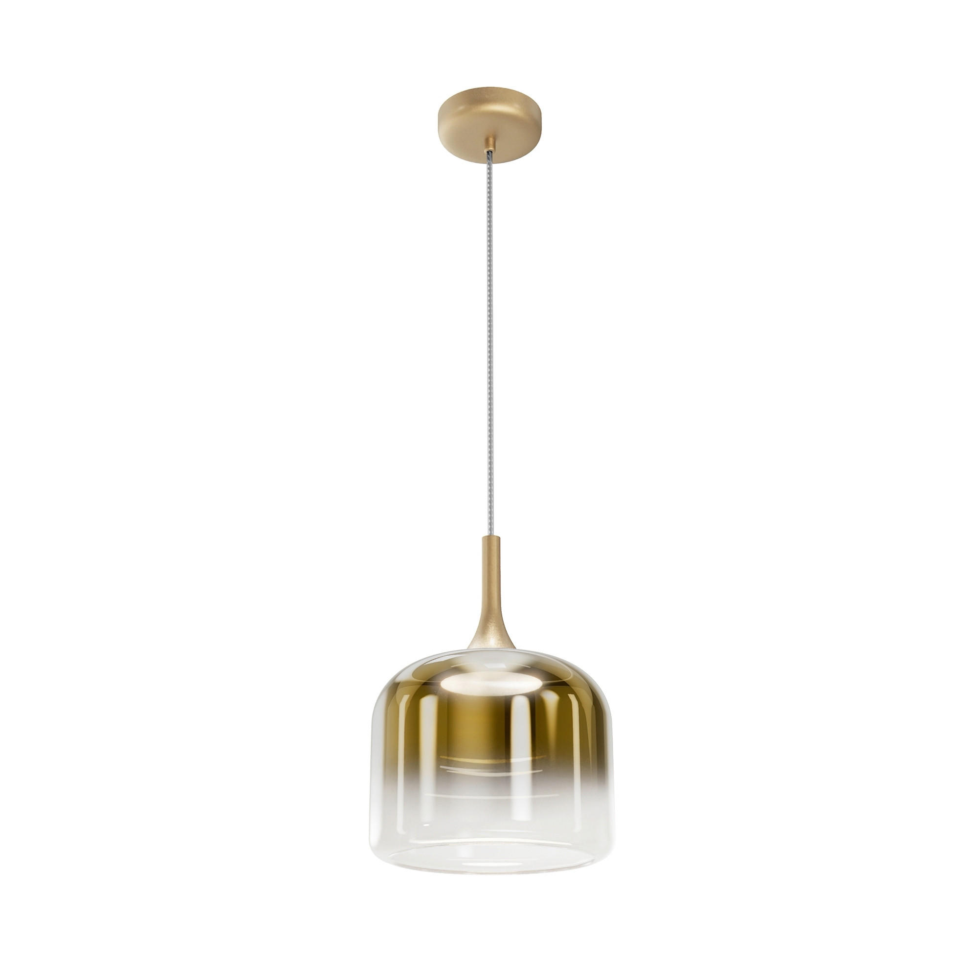 PENDELLEUCHTE 26/339.5 cm    - Goldfarben, Design, Metall (26/339.5cm) - MAYTONI