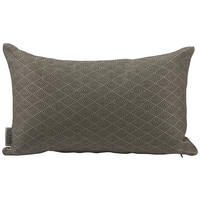 OUTDOOR-KISSEN Raute  - Schwarz, Basics, Textil (35/55cm) - Stern