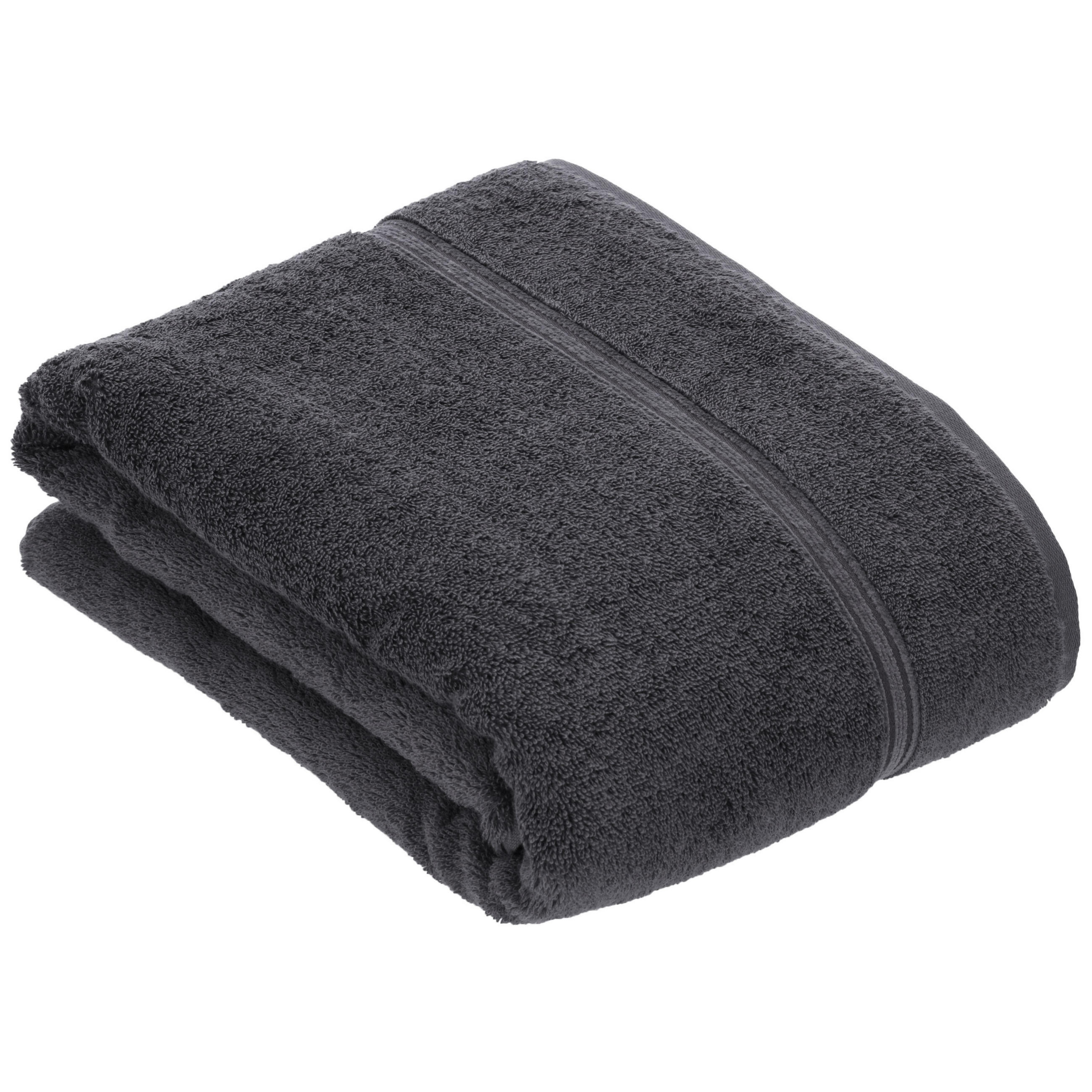 BADETUCH Belief NOS Vossen Wäsche Grau 150/100 cm  - Grau, Basics, Textil (150/100cm) - Vossen