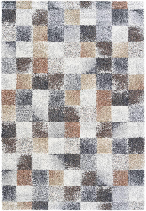 WEBTEPPICH 120/170 cm Mehari Goldfarben, Dunkelgrau, Terracotta  - Dunkelgrau/Goldfarben, KONVENTIONELL, Kunststoff/Textil (120/170cm) - Novel