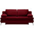 SCHLAFSOFA in Textil Dunkelrot - Chromfarben/Dunkelrot, Design, Textil/Metall (200/91/92cm) - Novel SCHLAFSOFA in Textil Dunkelrot - Chromfarben/Dunkelrot, Design, Textil/Metall (200/91/92cm) - Novel