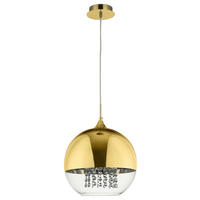 PENDELLEUCHTE 30/28/30 cm   - Goldfarben, Basics, Glas/Metall (30/28/30cm) - MAYTONI
