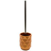 WC-BÜRSTENGARNITUR in Kunststoff  Kunststoff   - Chromfarben/Kupferfarben, Basics, Kunststoff (9/36/9cm) - Sadena