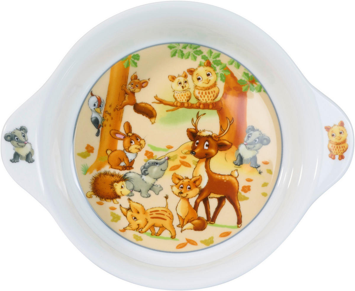 SCHALE Waldtiere   - Multicolor, KONVENTIONELL, Keramik (21,5/17,5/5cm) - Ritzenhoff Breker