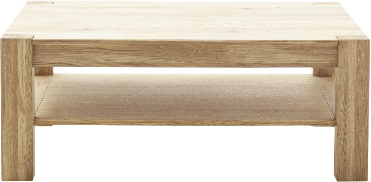 COUCHTISCH Wildeiche massiv 115/65/46 cm rechteckig Wildeiche  - Wildeiche, Natur, Holz (115/65/46cm) - Carryhome