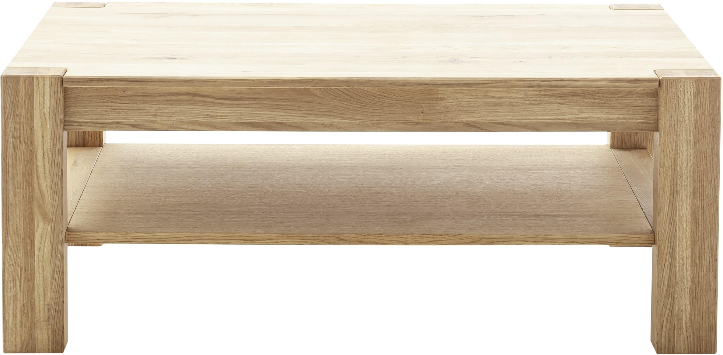 Thumbnail - Carryhome Couchtisch, Wildeiche, Holz, Wildeiche, massiv, rechteckig, eckig, 65x46x115 cm, offenes Fach, Wohnzimmer, Woh...