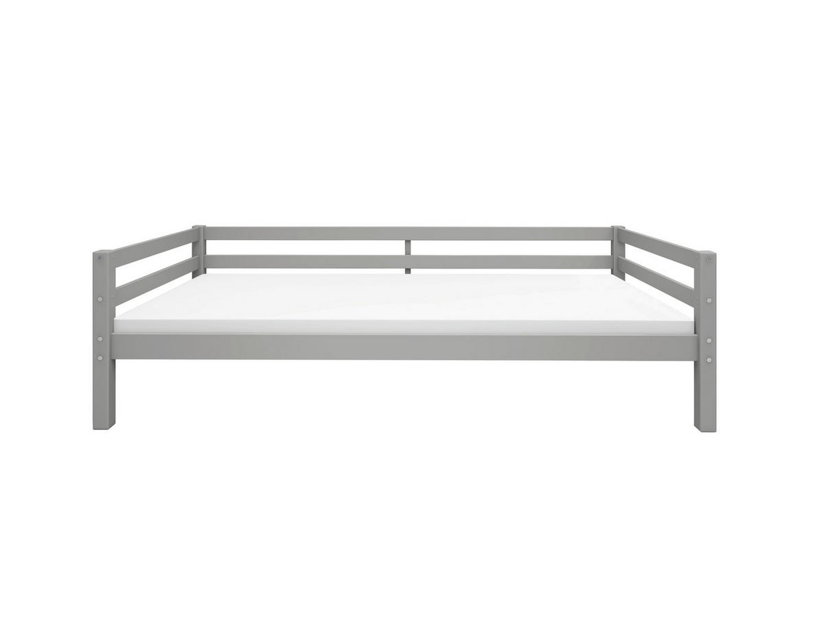 BETT 90/200 cm,  in Grau, Lattenrost  - Grau, MODERN, Holz (90/200cm) - Chameo