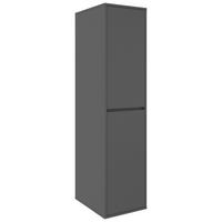 MEHRZWECKSCHRANK 50/210/67,5 cm  in Anthrazit  - Anthrazit, Basics, Holzwerkstoff (50/210/67,5cm) - Xora
