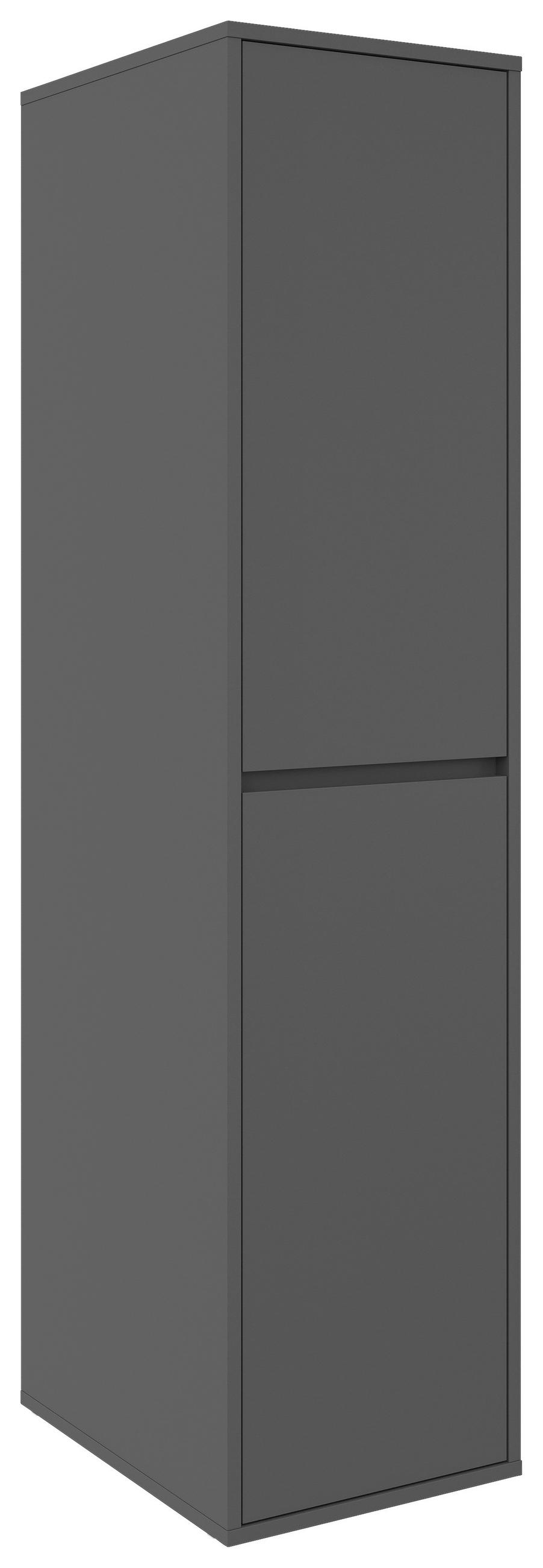 MEHRZWECKSCHRANK 50/210/67,5 cm  in Anthrazit  - Anthrazit, Basics, Holzwerkstoff (50/210/67,5cm) - Xora