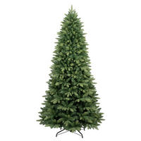 WEIHNACHTSBAUM 180 cm  - Dunkelgrün, Basics, Kunststoff/Metall (96/180cm)
