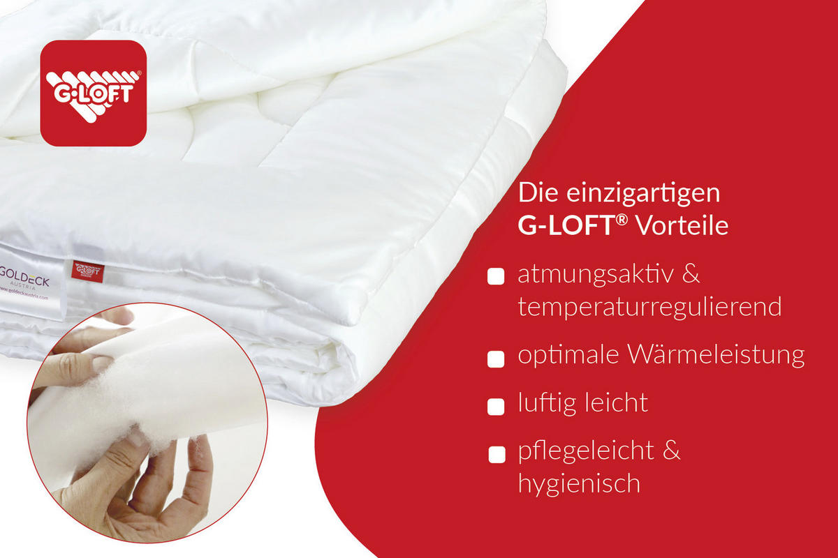 WINTERDECKE 135-140/200 cm  - Champagner, Basics, Naturmaterialien/Kunststoff (135-140/200cm) - Goldeck Austria