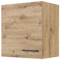 KÜCHENOBERSCHRANK 50/54,8/32 cm  in Eiche Artisan  - Schwarz/Eiche Artisan, KONVENTIONELL, Holzwerkstoff/Metall (50/54,8/32cm) - FlexWell