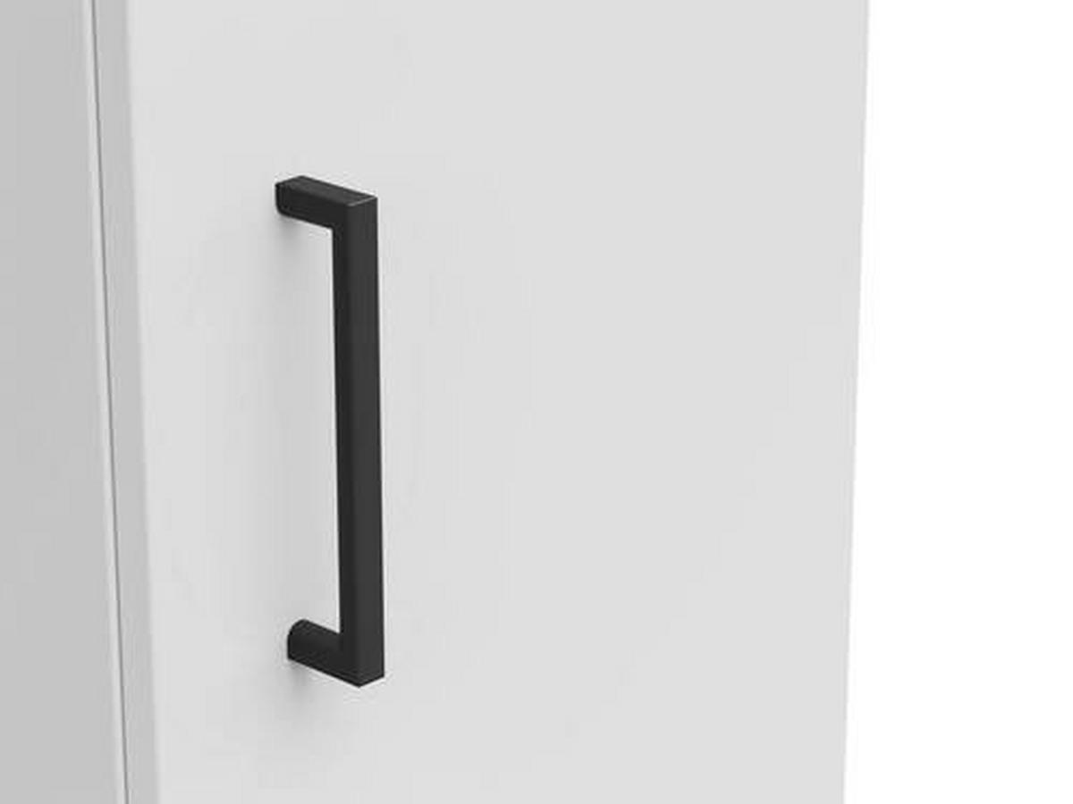 VIŠENAMENSKI ORMAR bela  30/195/40 cm  - bela/crna, Moderno, pločasti materijal/plastika (30/195/40cm) - Carryhome