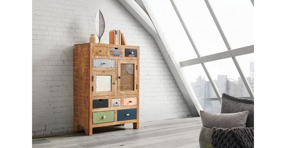 HIGHBOARD  in 80/115/40 cm  - Multicolor, LIFESTYLE, Holz/Metall (80/115/40cm) - Landscape