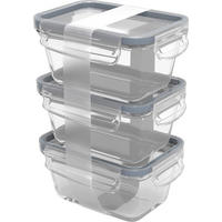 FRISCHHALTEDOSE CLICK & LOCK 0,5 L  - Blau/Transparent, Basics, Glas/Kunststoff (16/12/22,8cm) - Rotho