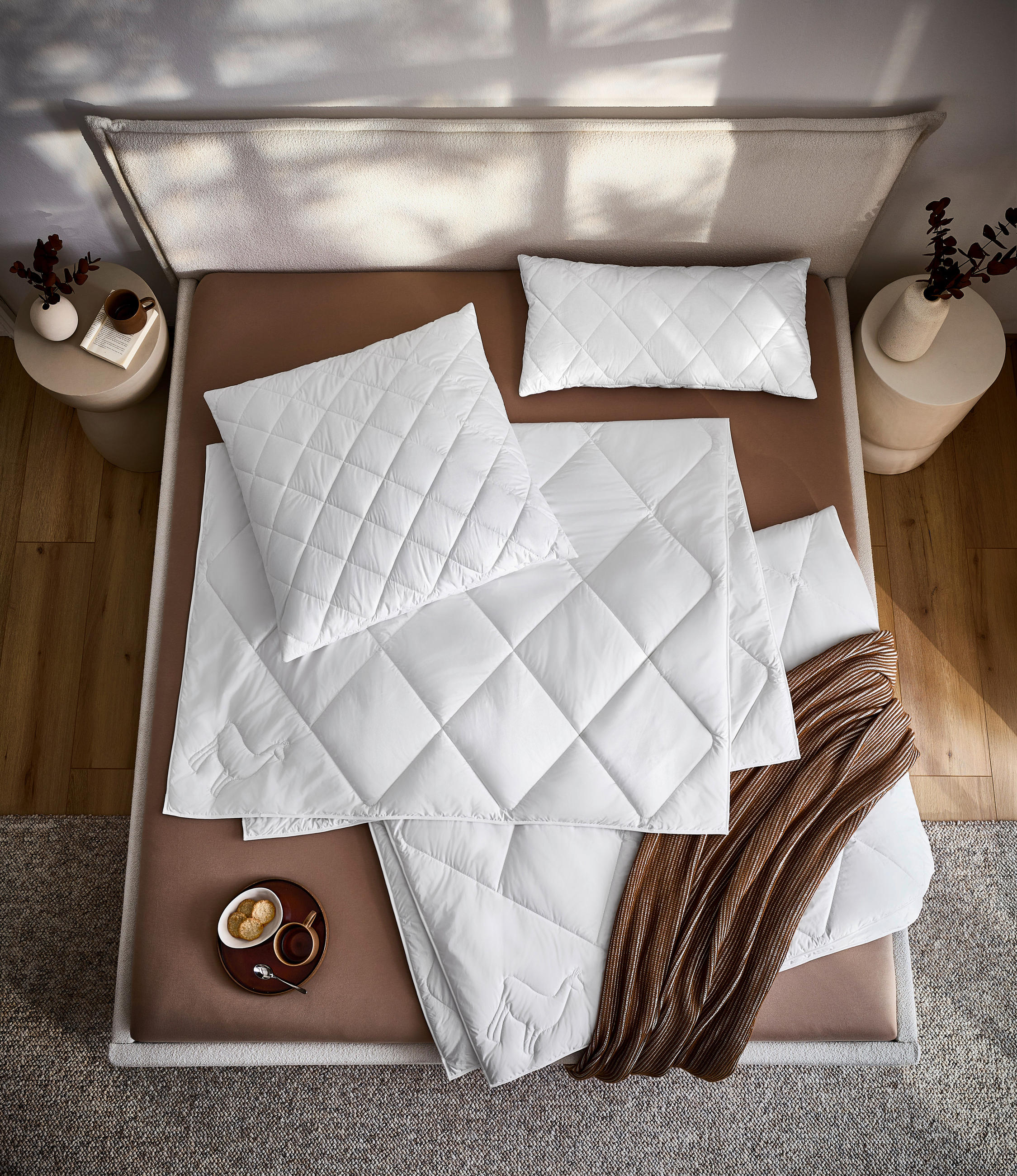GANZJAHRESDECKE  Pasco  155/220 cm   - Weiß, Basics, Textil (155/220cm) - Sleeptex