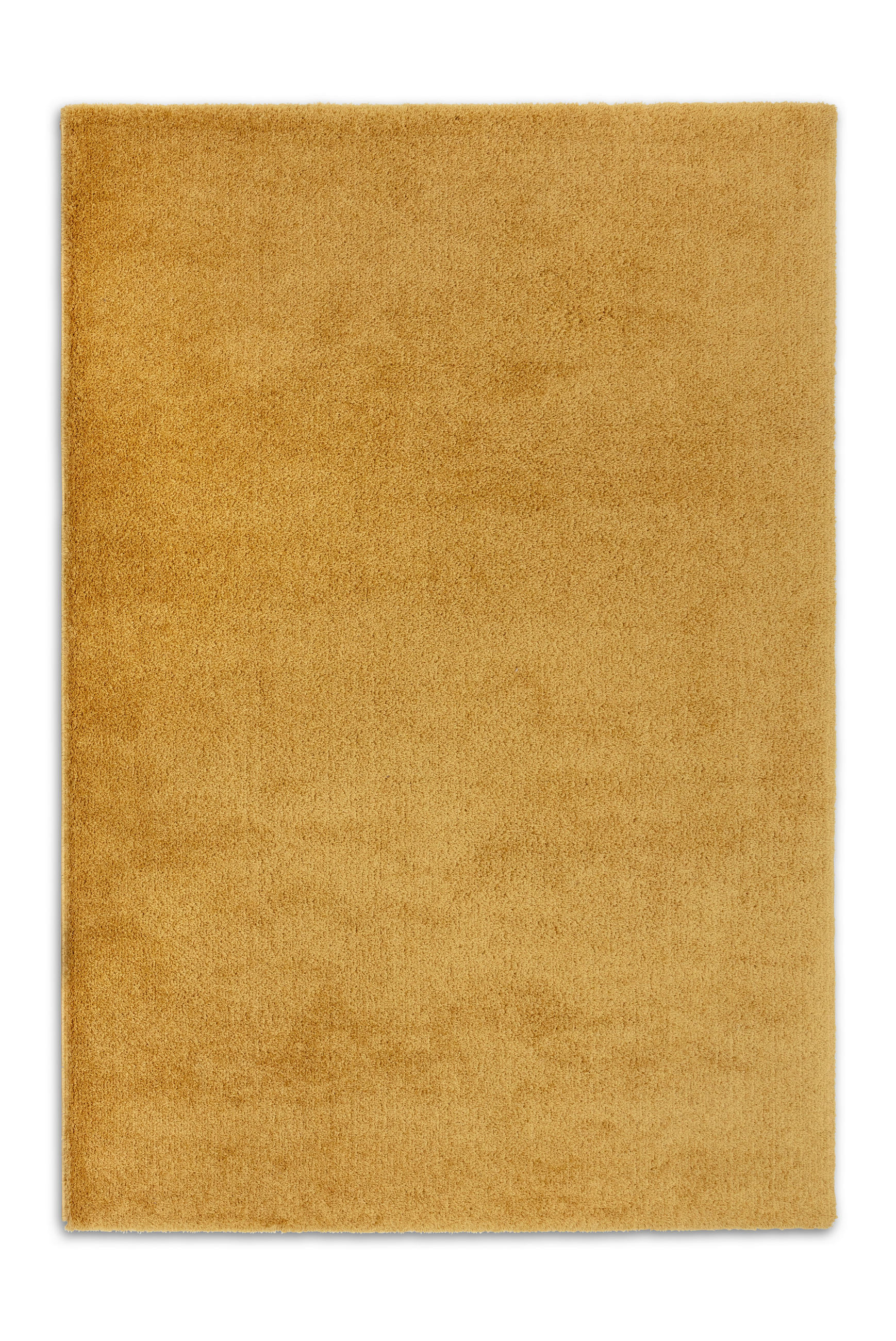 HOCHFLORTEPPICH 67/130 cm Salerno Goldfarben rechteckig  - Goldfarben, Basics, Textil (67/130cm) - Astra