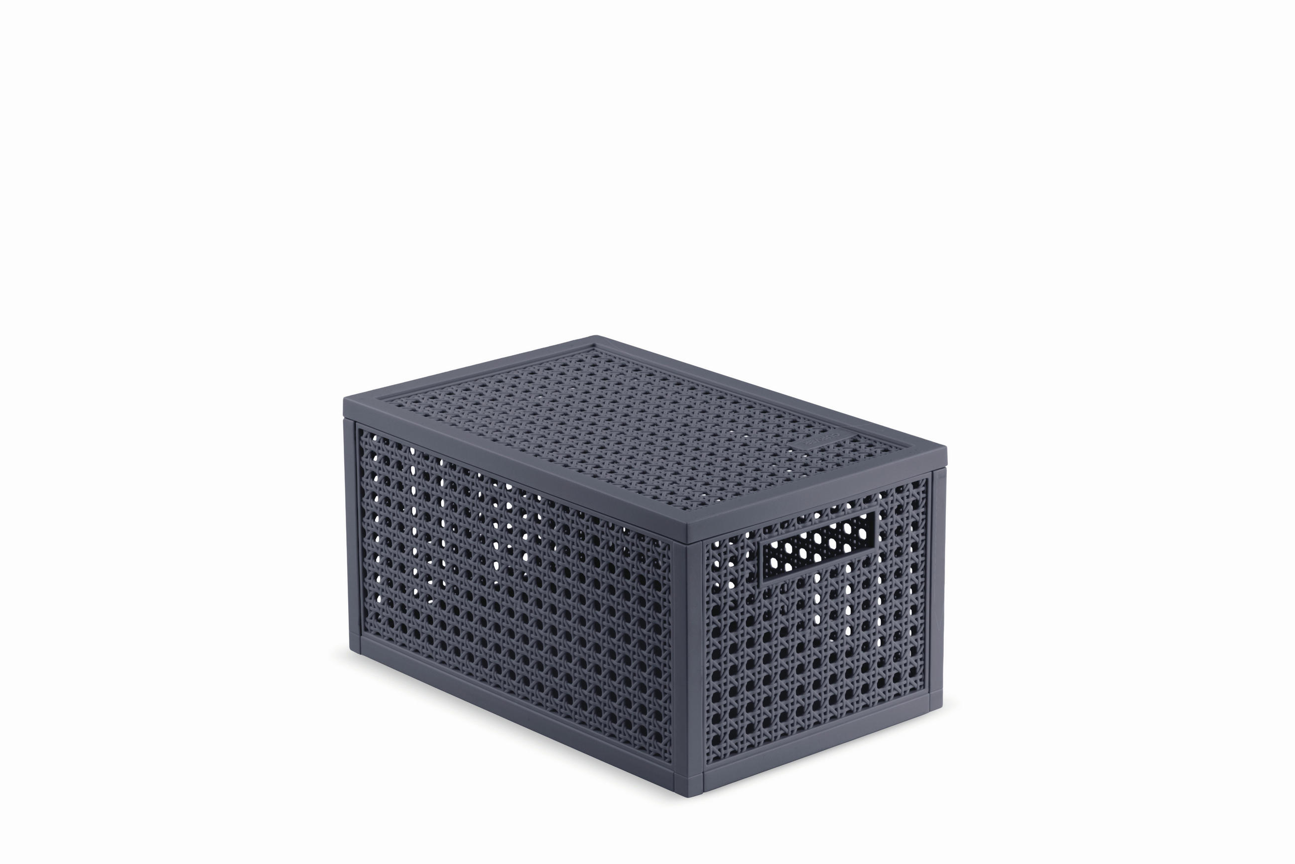 DOBOZ  - sötétszürke, Basics, műanyag (30,0/15,4/18,8cm) - Curver
