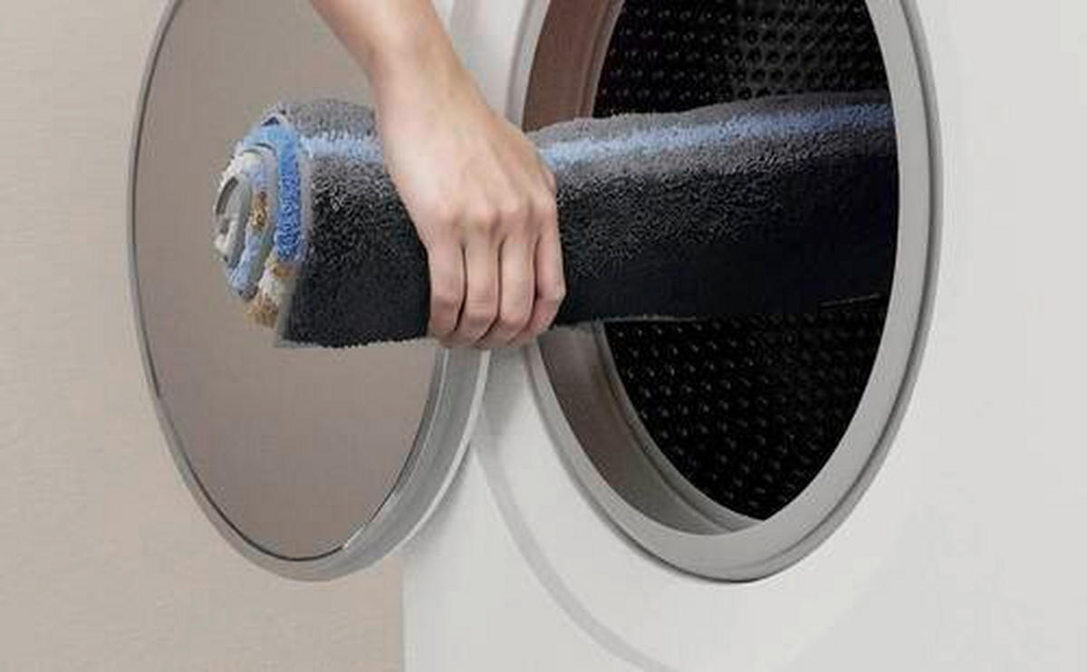 BIDET-VORLEGER Blau 50/60 cm  - Blau, Design, Kunststoff/Textil (50/60cm) - Grund