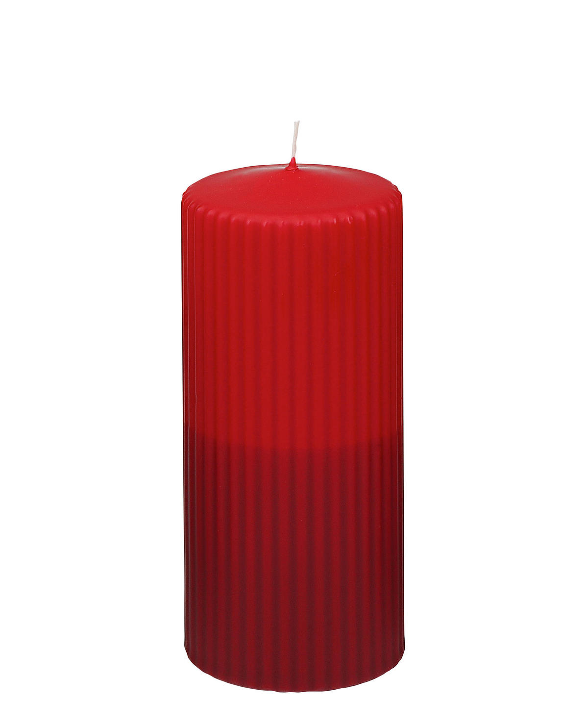 KERZE - Rot, Basics, Paraffin (6,8/15,0cm) - Steinhart