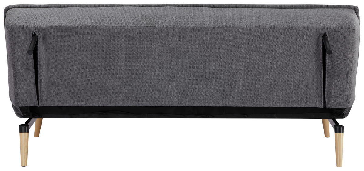 SCHLAFSOFA in Webstoff Grau  - Naturfarben/Grau, Modern, Holz/Textil (188/84/87cm) - MID.YOU
