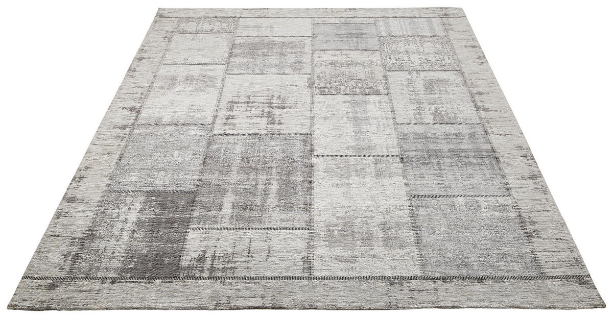FLACHWEBETEPPICH 200/290 cm Grau  - Grau, Trend, Textil (200/290cm) - Novel