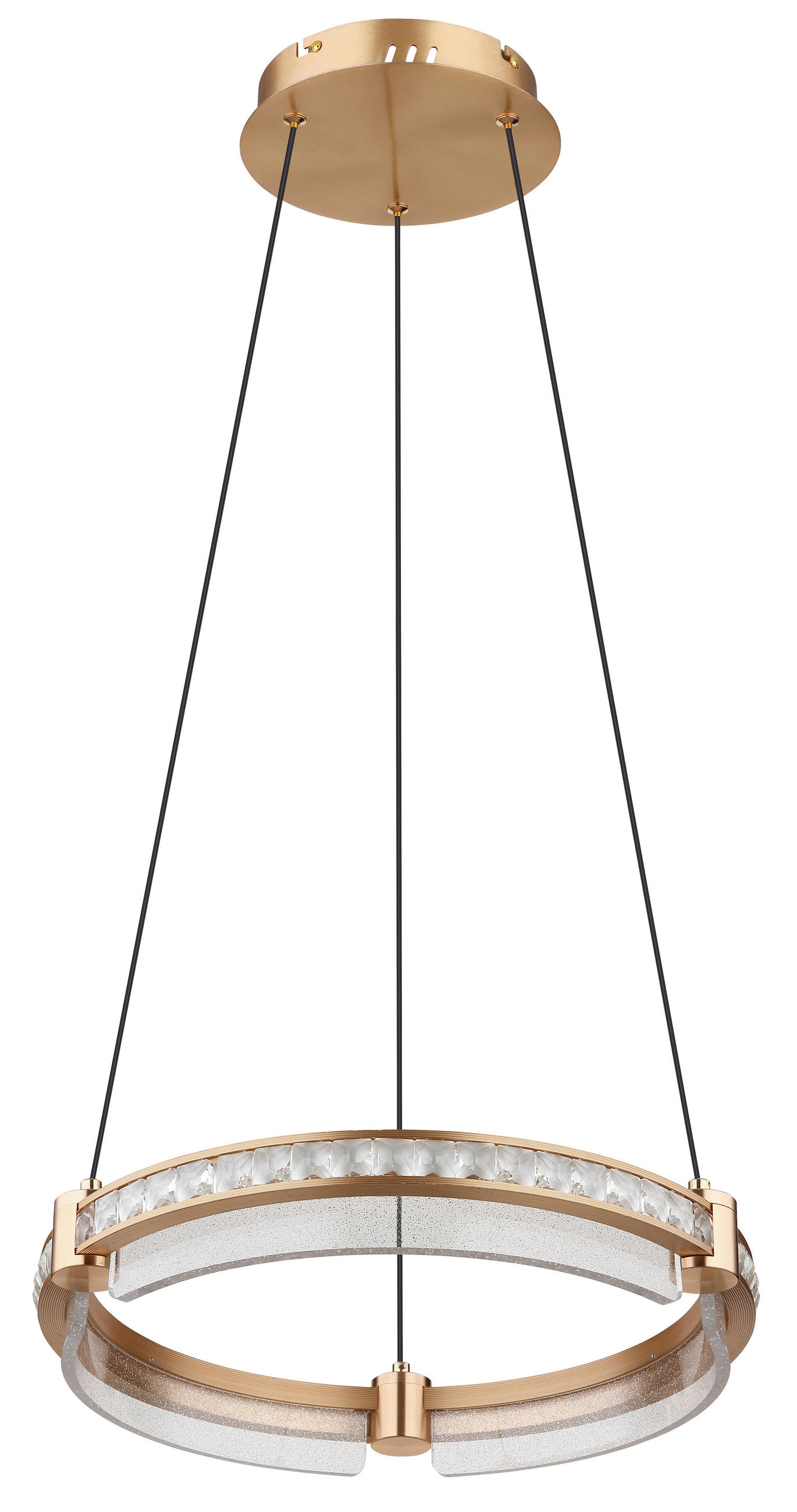 ZÁVĚSNÉ LED SVÍTIDLO, 40/120 cm  - černá/čiré, Design, kov/plast (40/120cm) - Globo