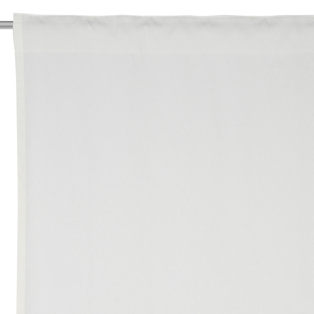 HOTOVÝ ZÁVĚS, neprůsvitné, 140/255 cm - bílá, Basics, textil (140/255cm) - Bio:Vio