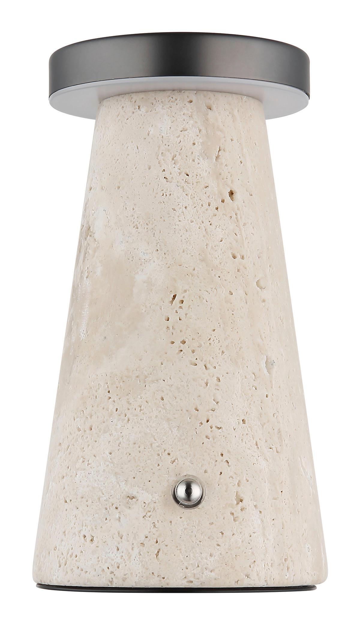 STOLNÍ LAMPA NA BATERIE, dotykový stmívač, 9/16 cm  - bílá/šedá, Design, kov/plast (9/16cm) - Globo