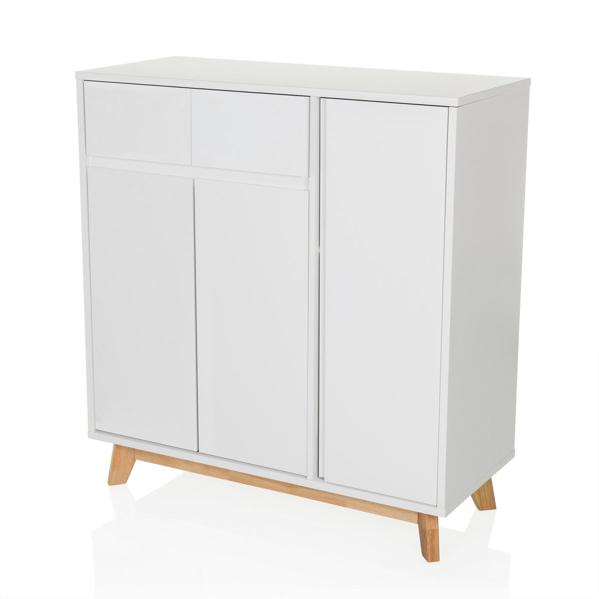 KOMODA, bílá, 80/85/34 cm - bílá, Moderní, dřevo/kompozitní dřevo (80/85/34cm) - MID.YOU