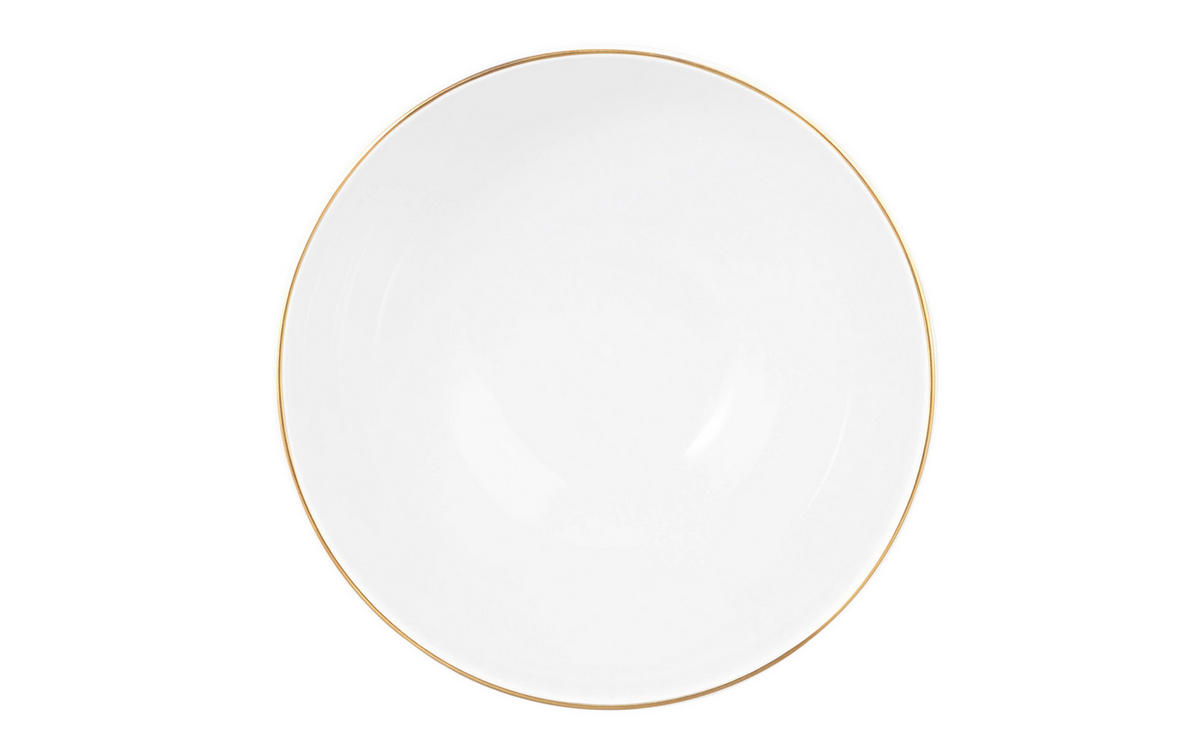 CAPPUCCINOKOPP  13 cm  500 ml  - vit/guldfärgad, Klassisk (13cm) - Seltmann Weiden