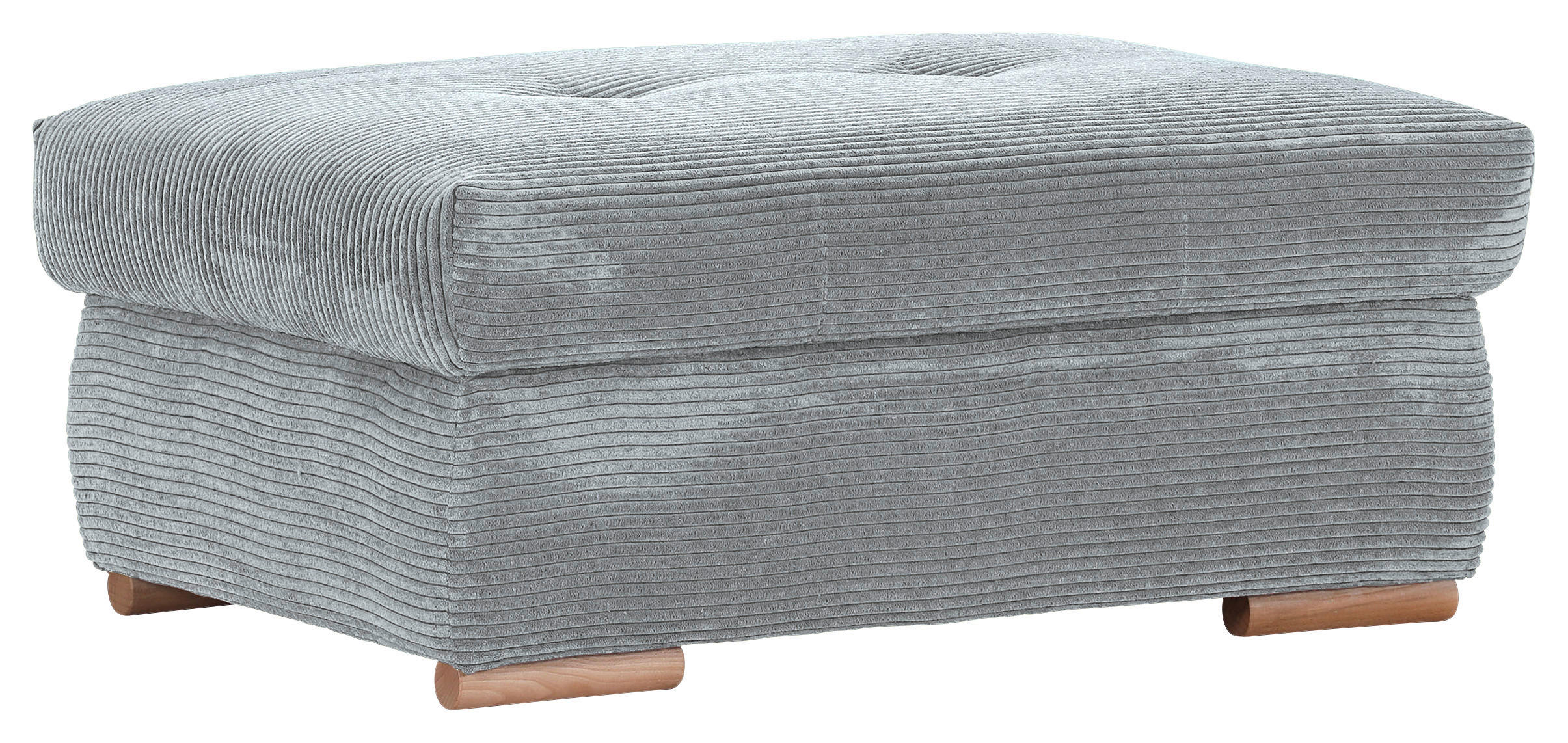 Carryhome Hockerbank Hellgrau 103x45x71 cm