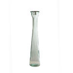 KERZENHALTER - Klar, Trend, Glas (40cm) - Ambia Home