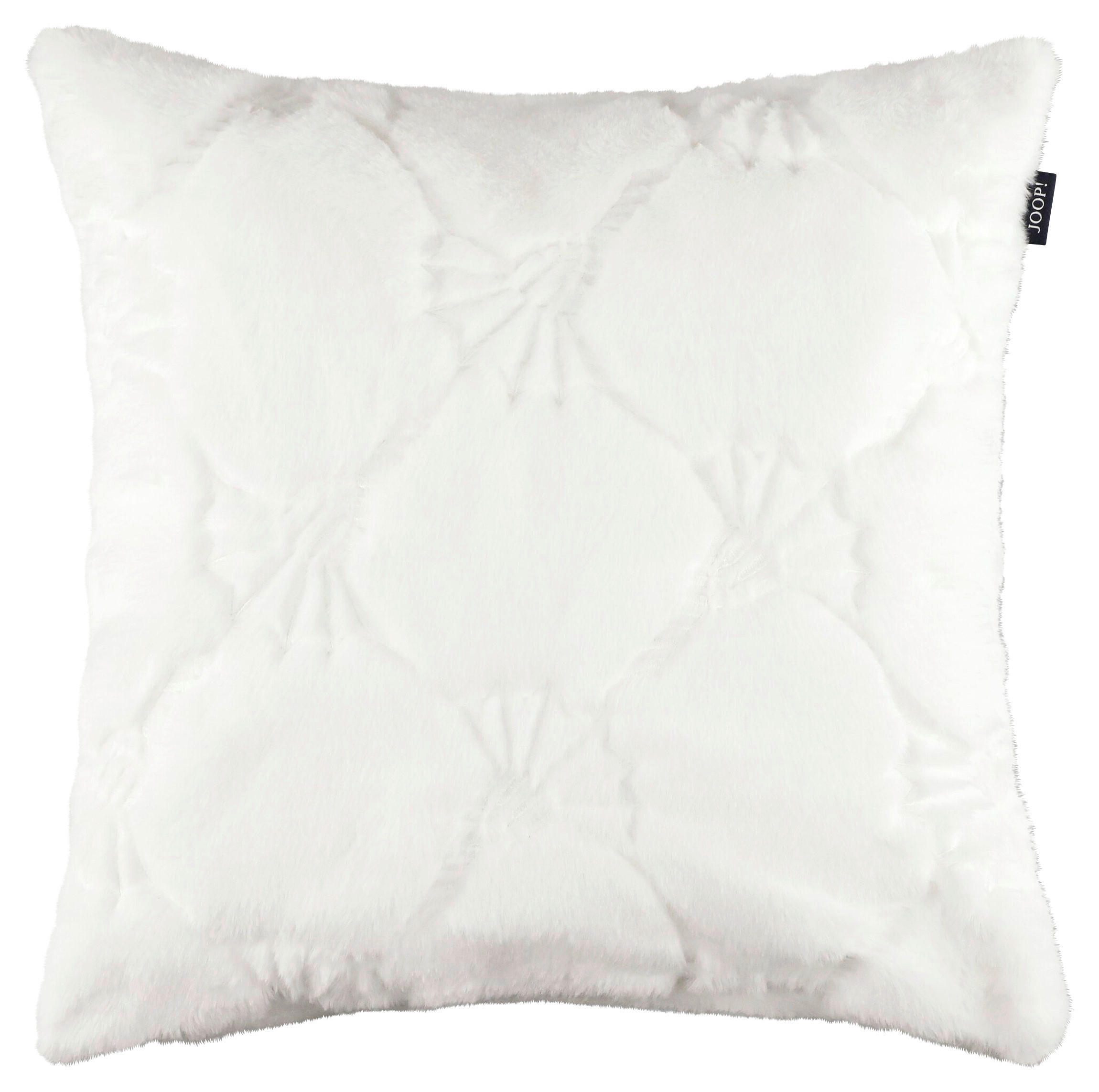 KISSENHÜLLE J! Cozy Cornflower weiß 50/50 cm  - Weiß, Design, Textil (50/50cm) - Joop!